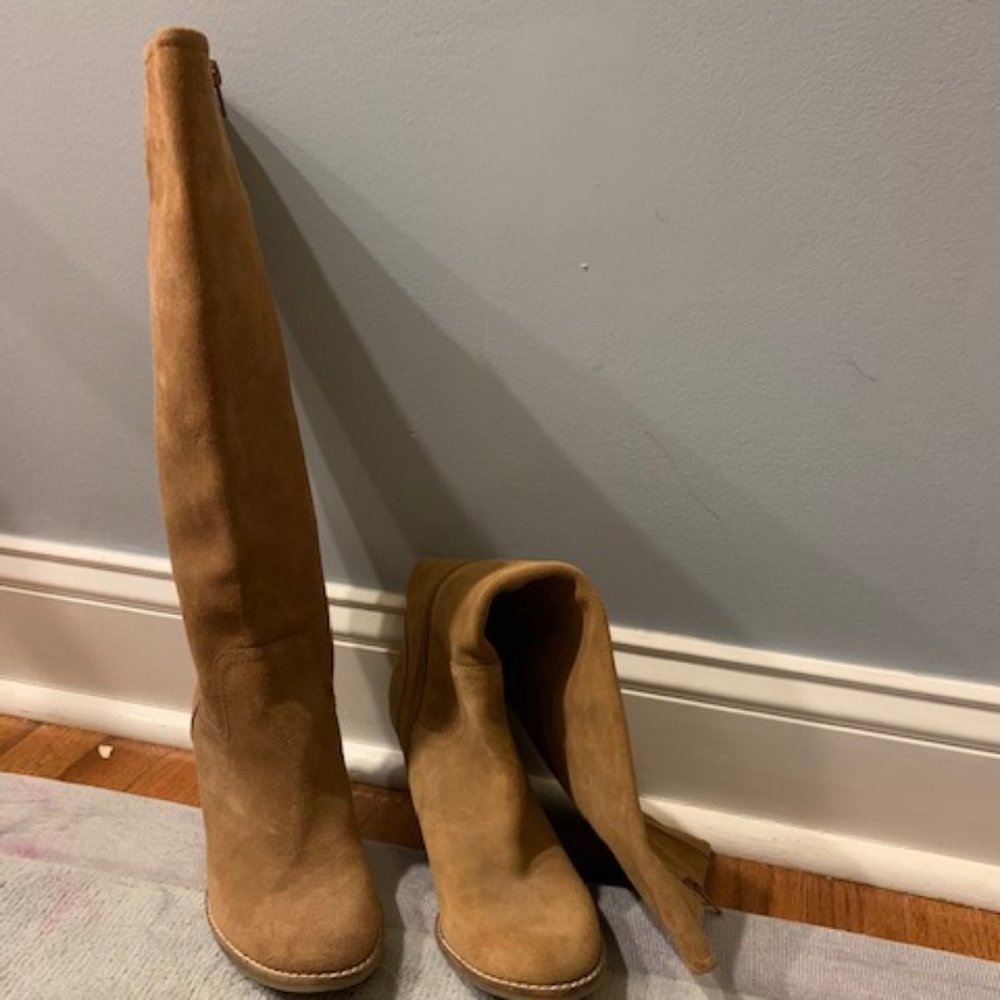 Lucky Brand Yacie Wedge Boots, size 7/7.5